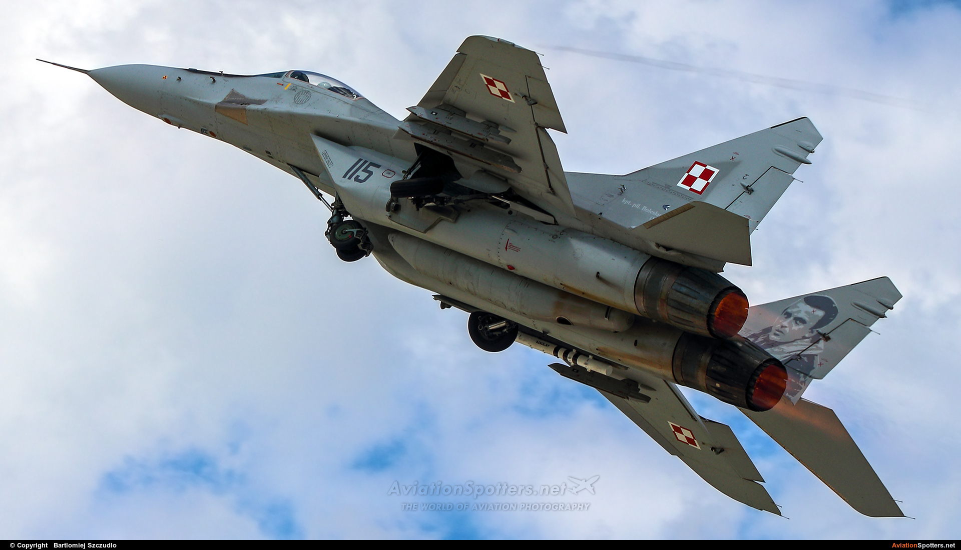 Poland - Air Force  -  MiG-29A  (115) By Bartlomiej Szczudlo  (BartekSzczudlo)