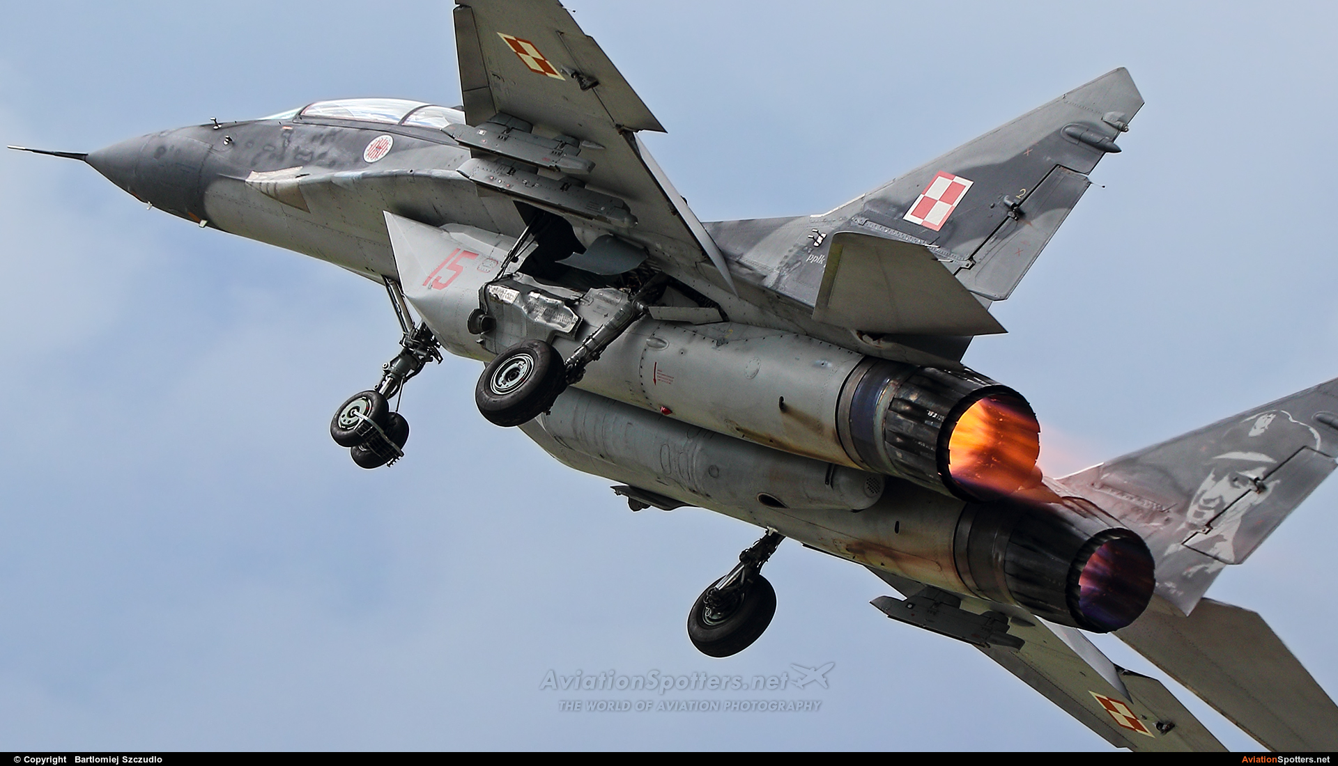 Poland - Air Force  -  MiG-29UB  (15) By Bartlomiej Szczudlo  (BartekSzczudlo)