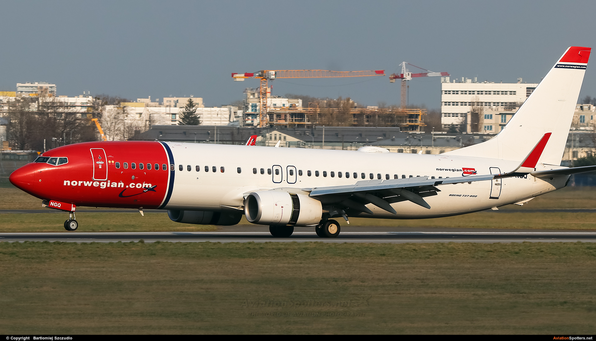 Norwegian Air Shuttle  -  737-800  (LN-NGQ) By Bartlomiej Szczudlo  (BartekSzczudlo)