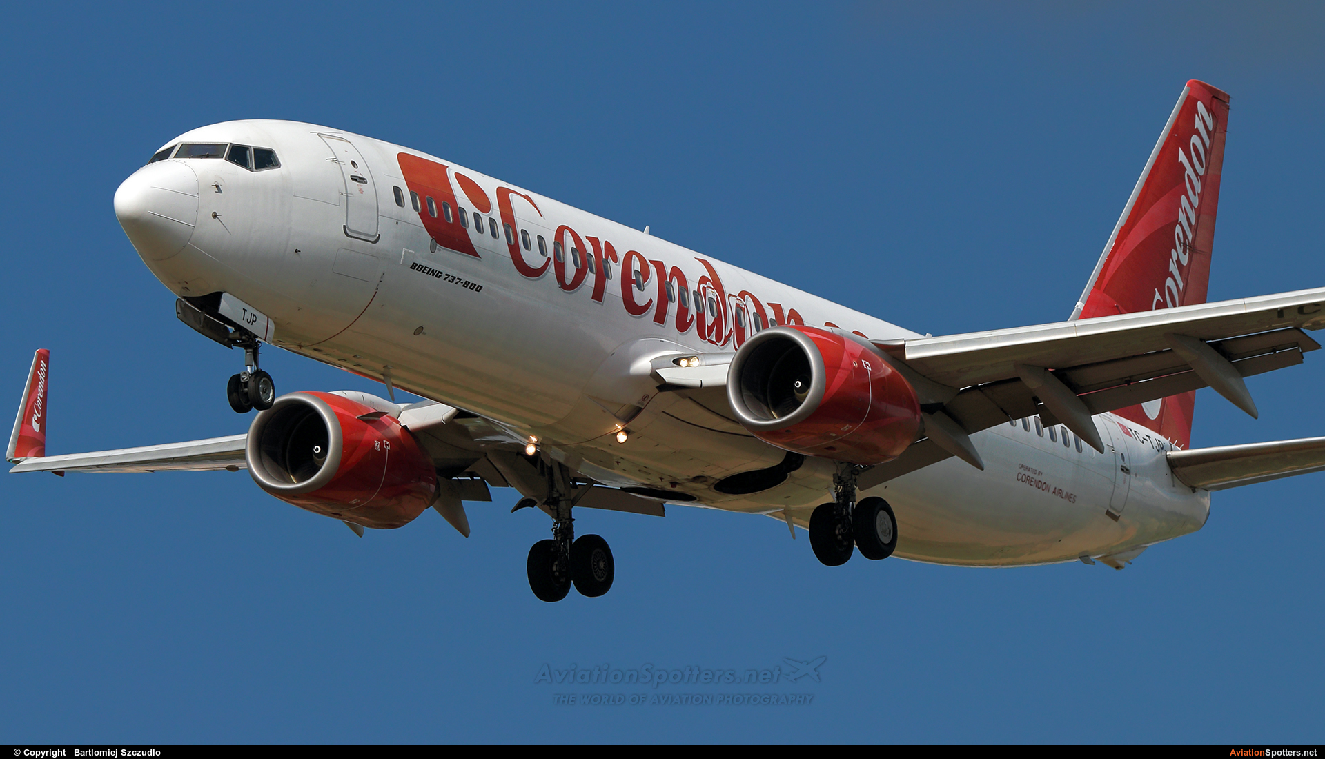 Corendon Airlines  -  737-800  (TC-TJP) By Bartlomiej Szczudlo  (BartekSzczudlo)