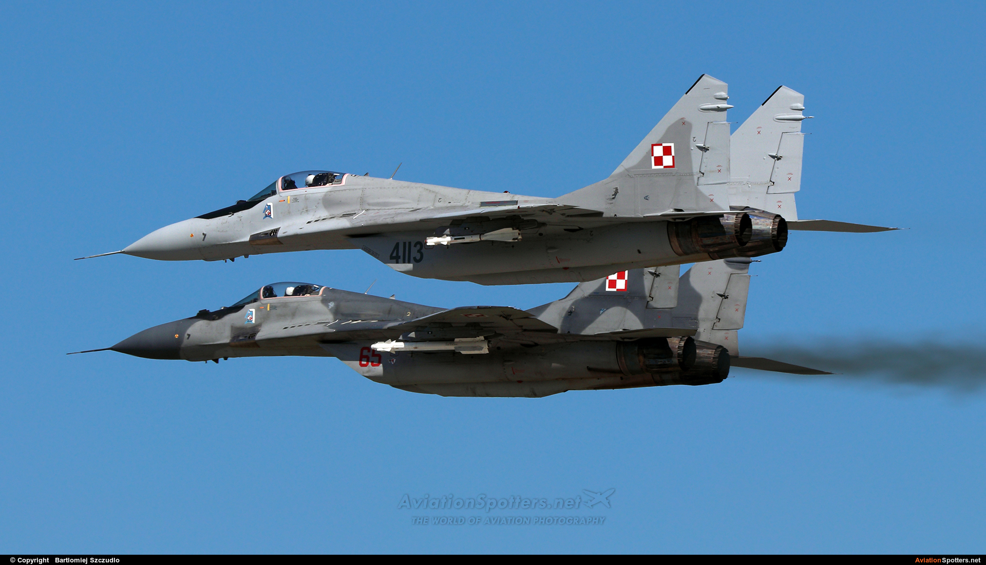 Poland - Air Force  -  MiG-29G  (4113) By Bartlomiej Szczudlo  (BartekSzczudlo)