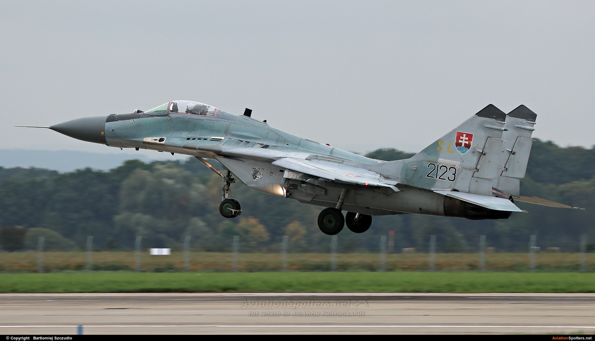 Slovakia - Air Force  -  MiG-29AS  (2123) By Bartlomiej Szczudlo  (BartekSzczudlo)