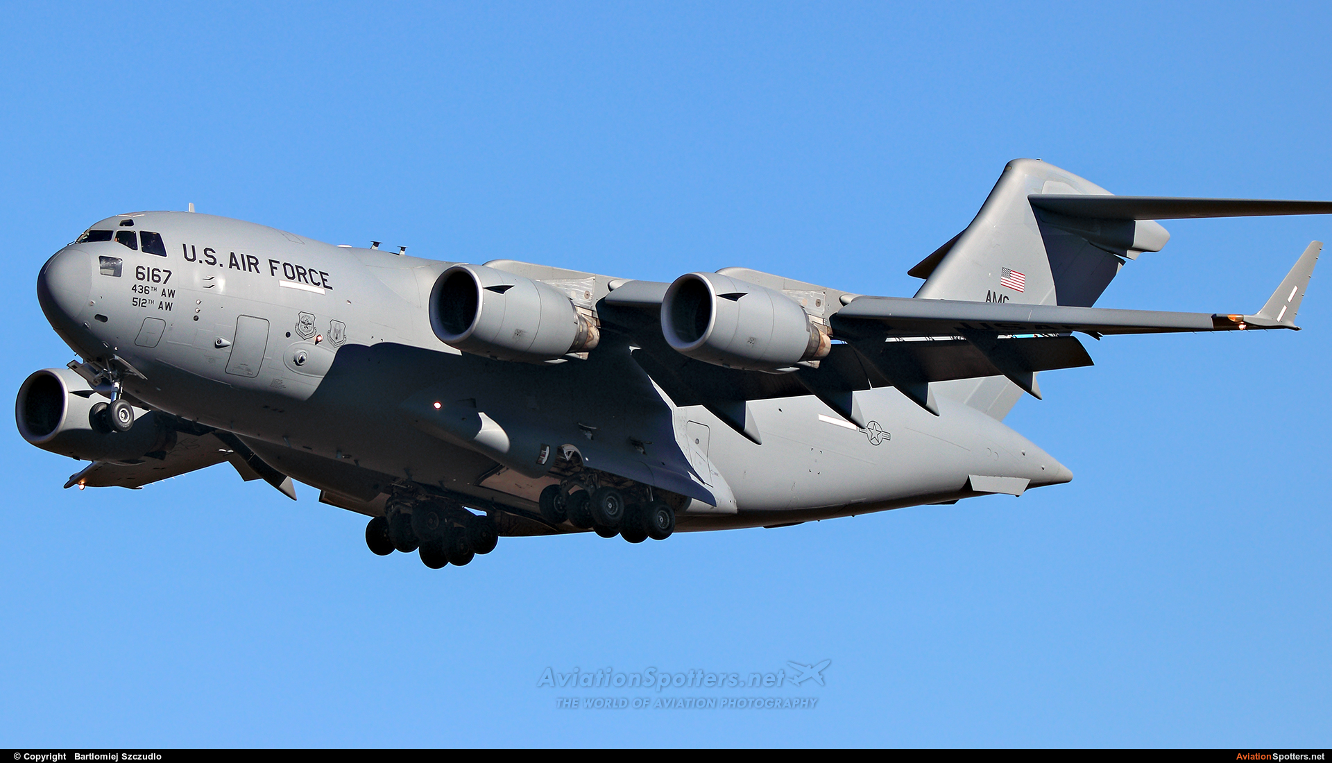 United States Air Force  -  C-17A Globemaster III  (06-6167) By Bartlomiej Szczudlo  (BartekSzczudlo)