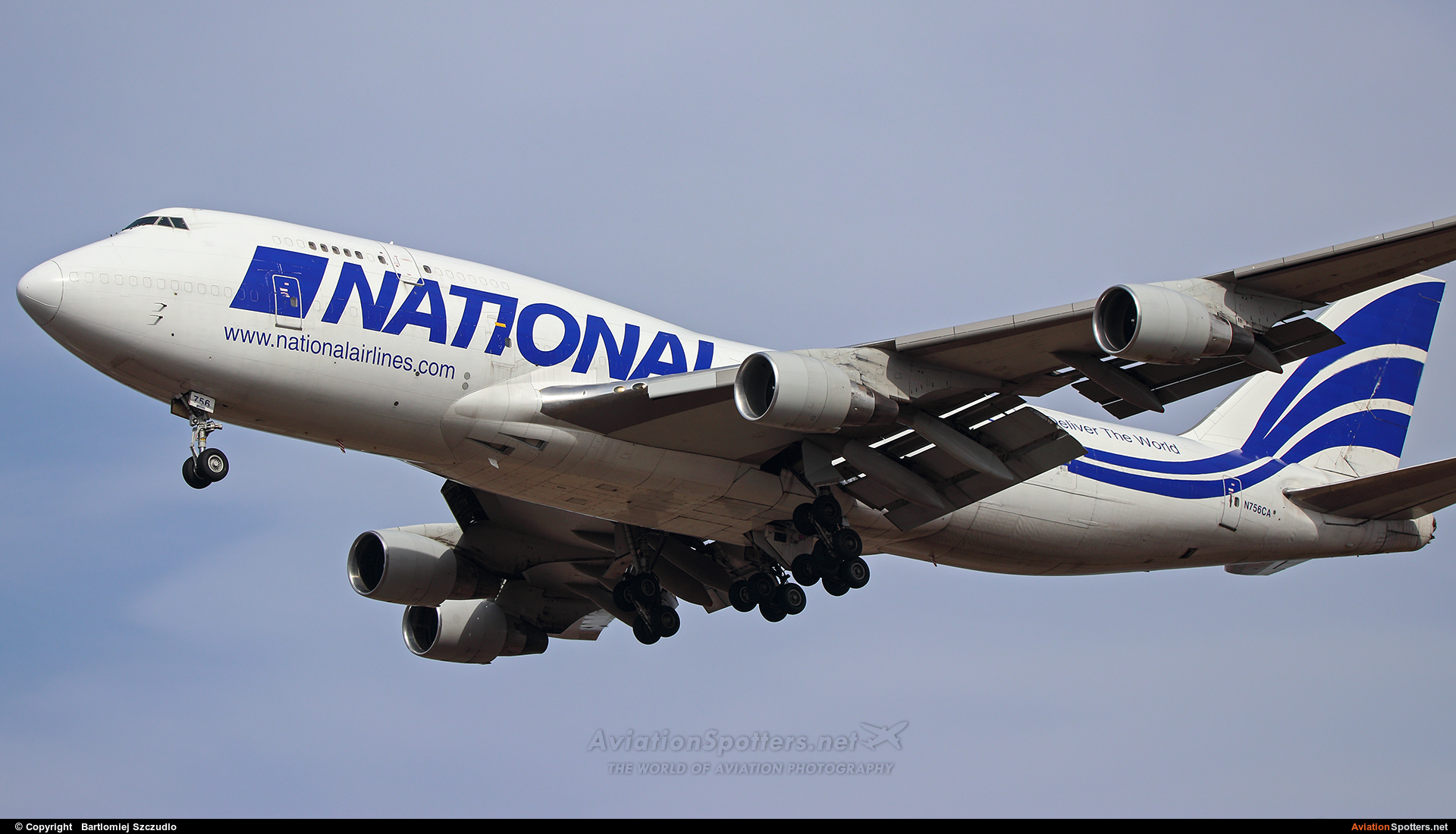 National Airlines  -  747-400BCF  (N756CA) By Bartlomiej Szczudlo  (BartekSzczudlo)