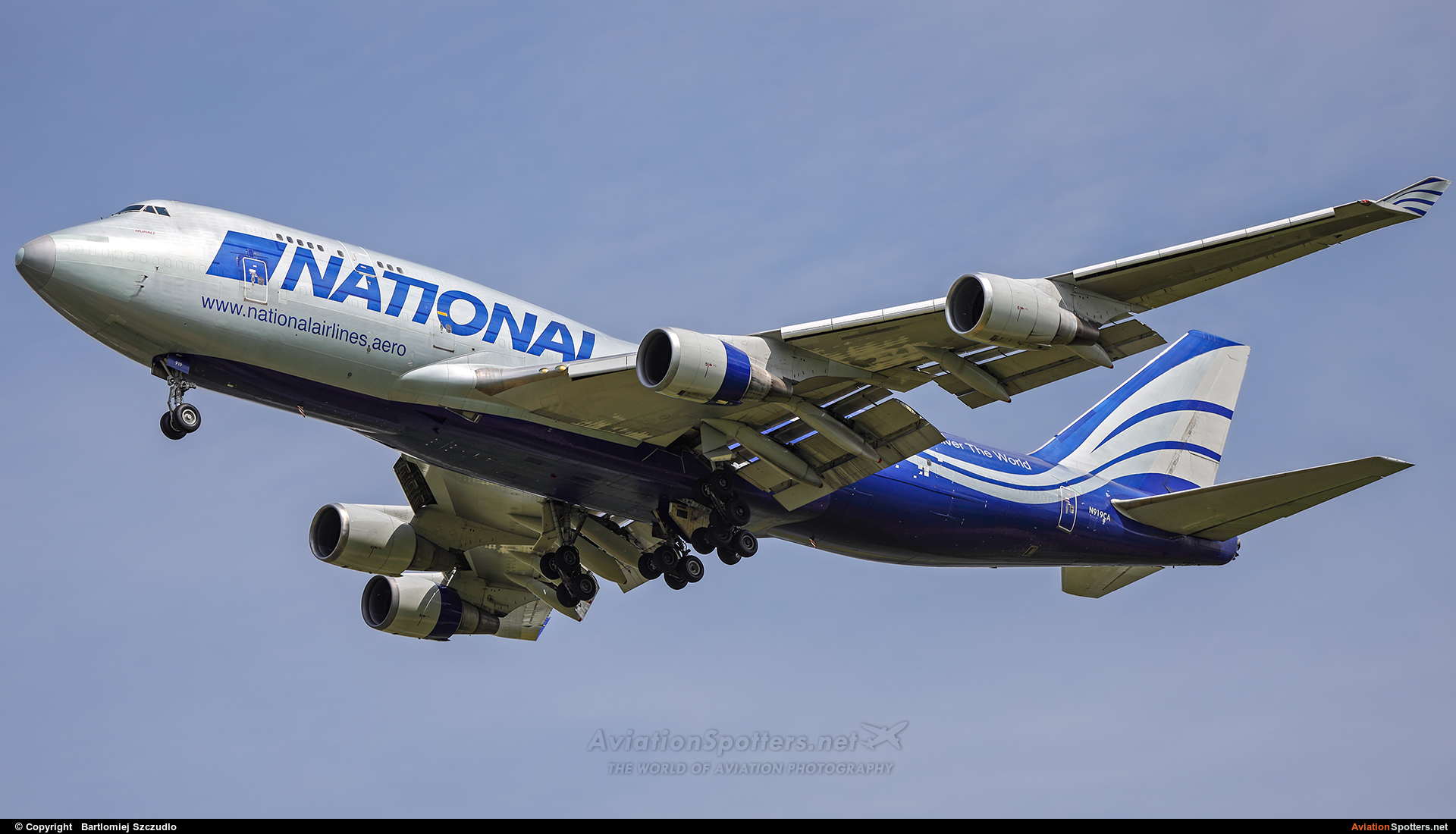 National Airlines  -  747-400  (N919CA) By Bartlomiej Szczudlo  (BartekSzczudlo)