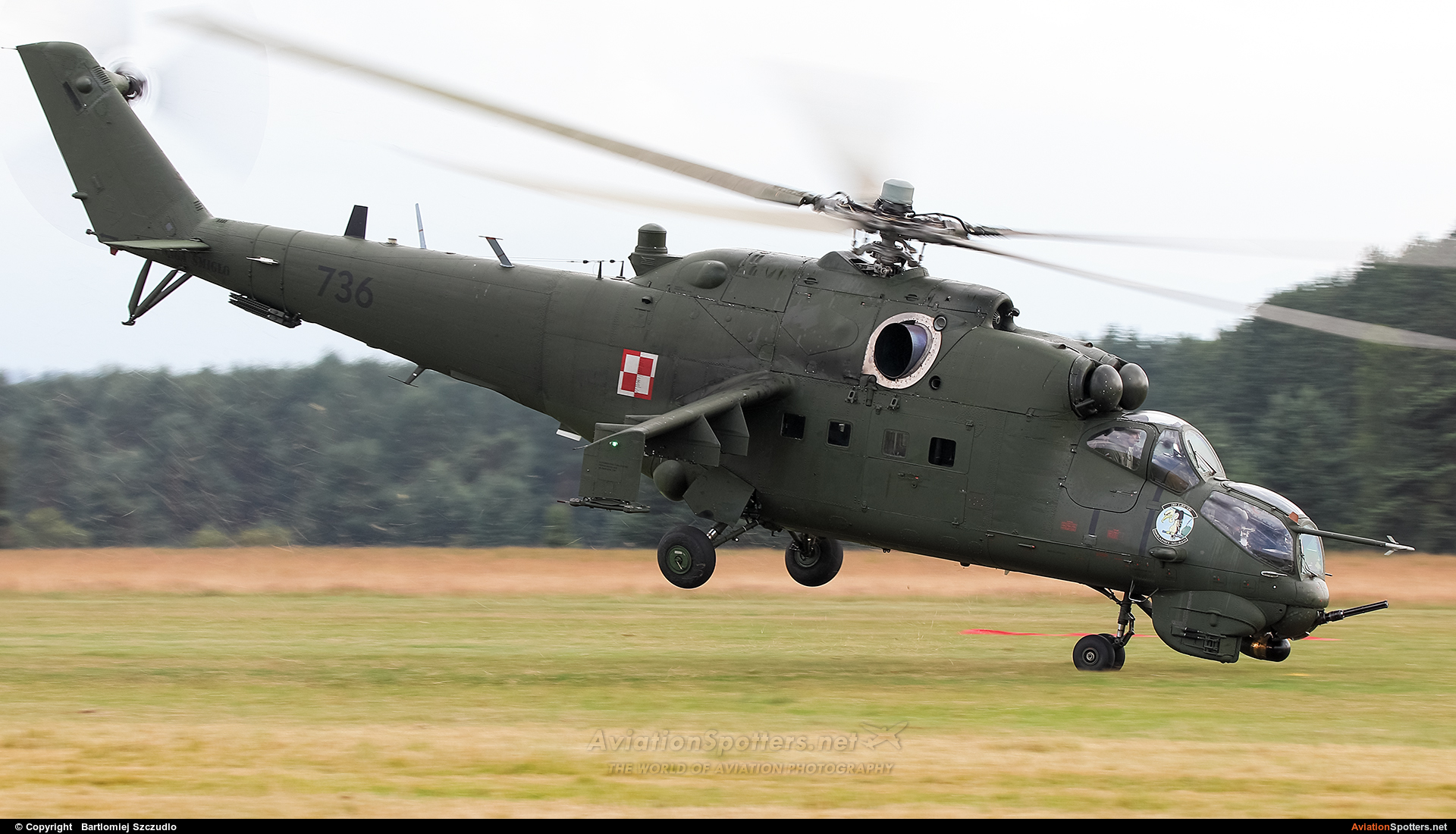 Poland - Air Force  -  Mi-24V  (736) By Bartlomiej Szczudlo  (BartekSzczudlo)