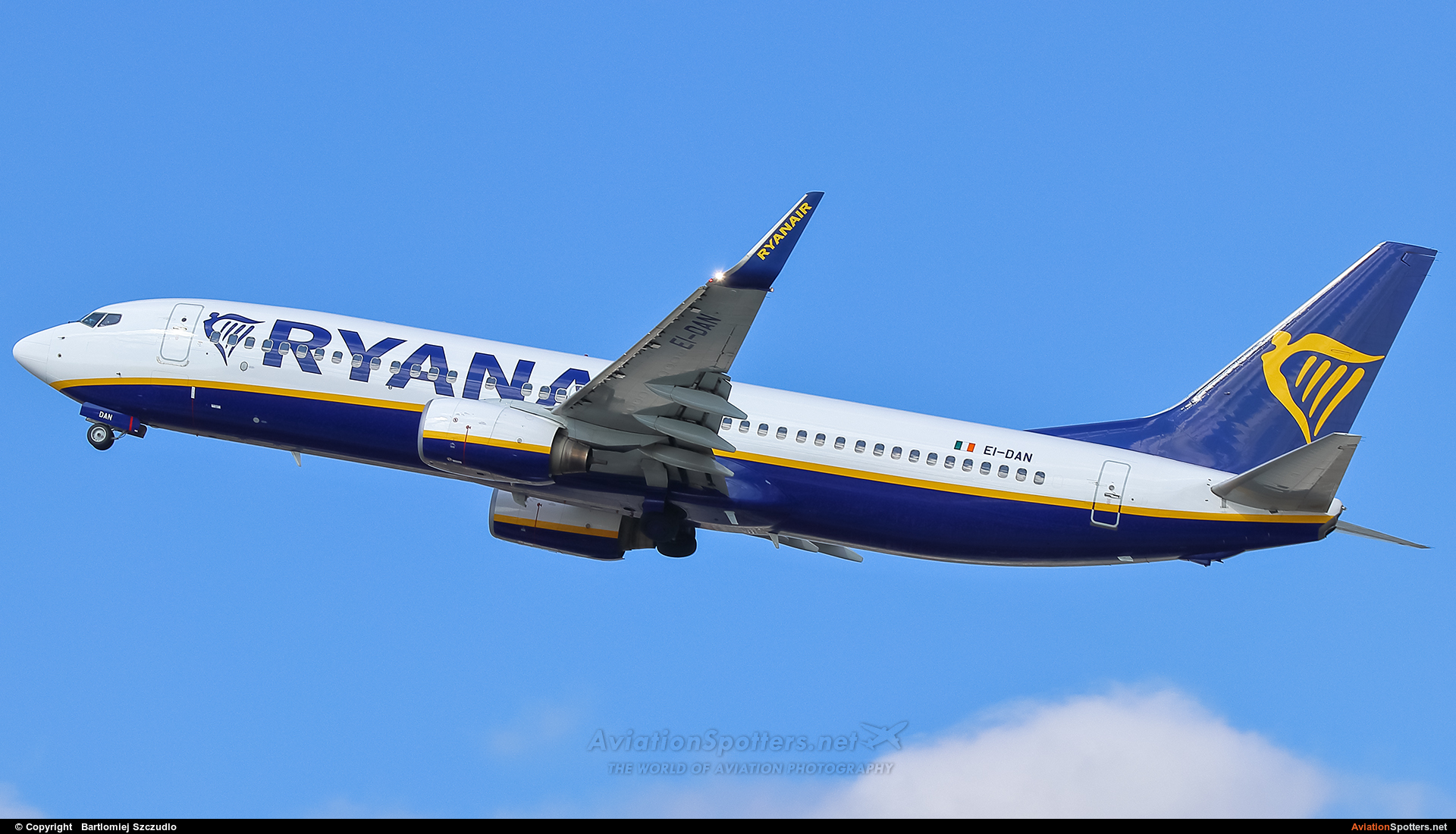 Ryanair  -  737-8AS  (EI-DAN) By Bartlomiej Szczudlo  (BartekSzczudlo)