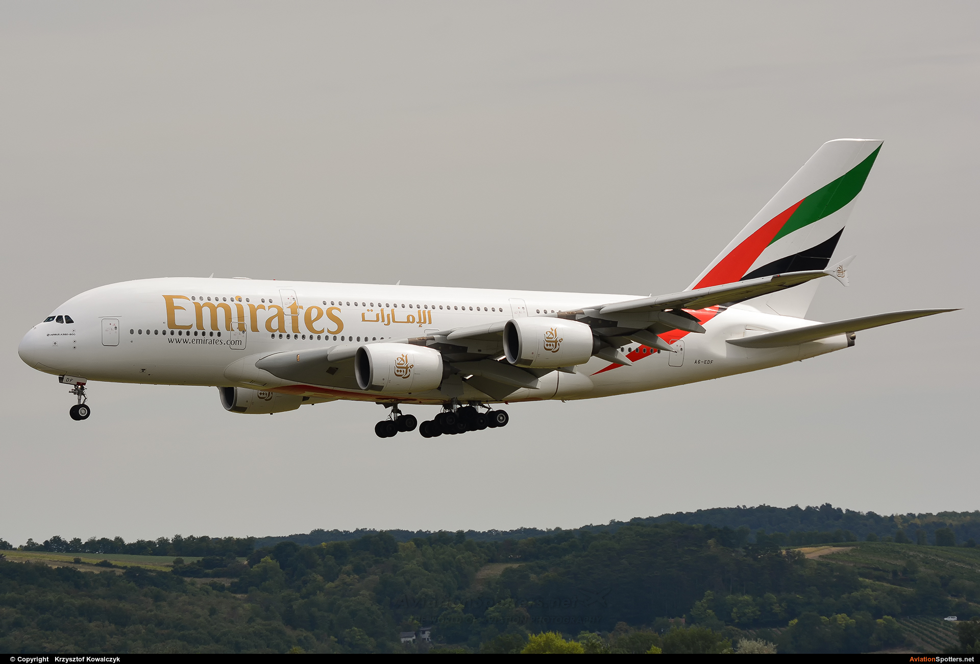 Emirates Airlines  -  A380-861  (A6-EDF) By Krzysztof Kowalczyk (Krzysztof Kowalczyk)