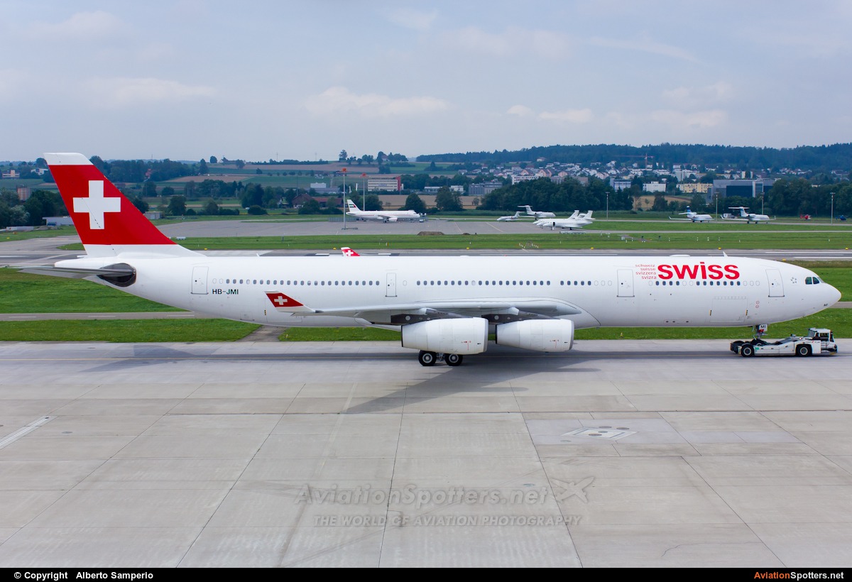 Swiss Airlines  -  A340-300  (HB-JMI) By Alberto Samperio (albert.sg)