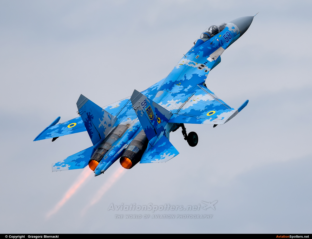 Ukraine - Air Force  -  Su-27P  (58) By Grzegorz Biernacki (gregcki)