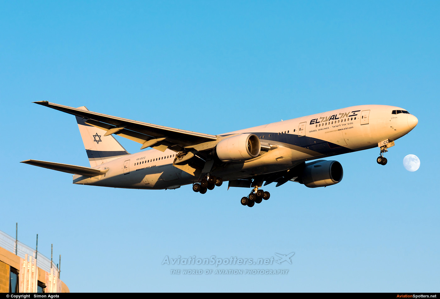 El Al Israel Airlines  -  777-200ER  (4X-ECC) By Simon Agota (goti80)