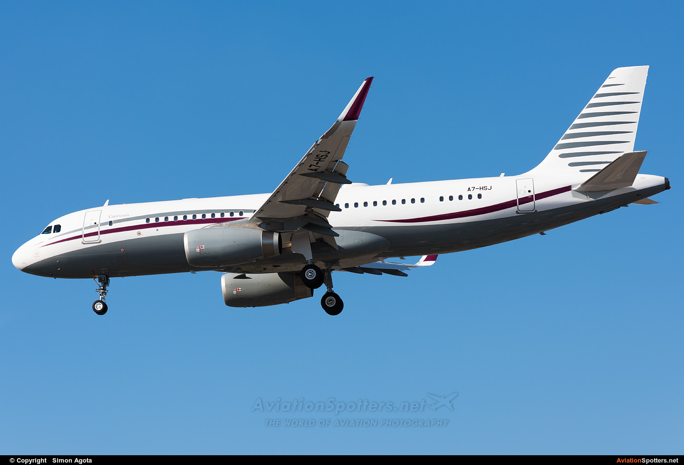 Qatar Amiri Flight  -  A320-232  (A7-HSJ) By Simon Agota (goti80)