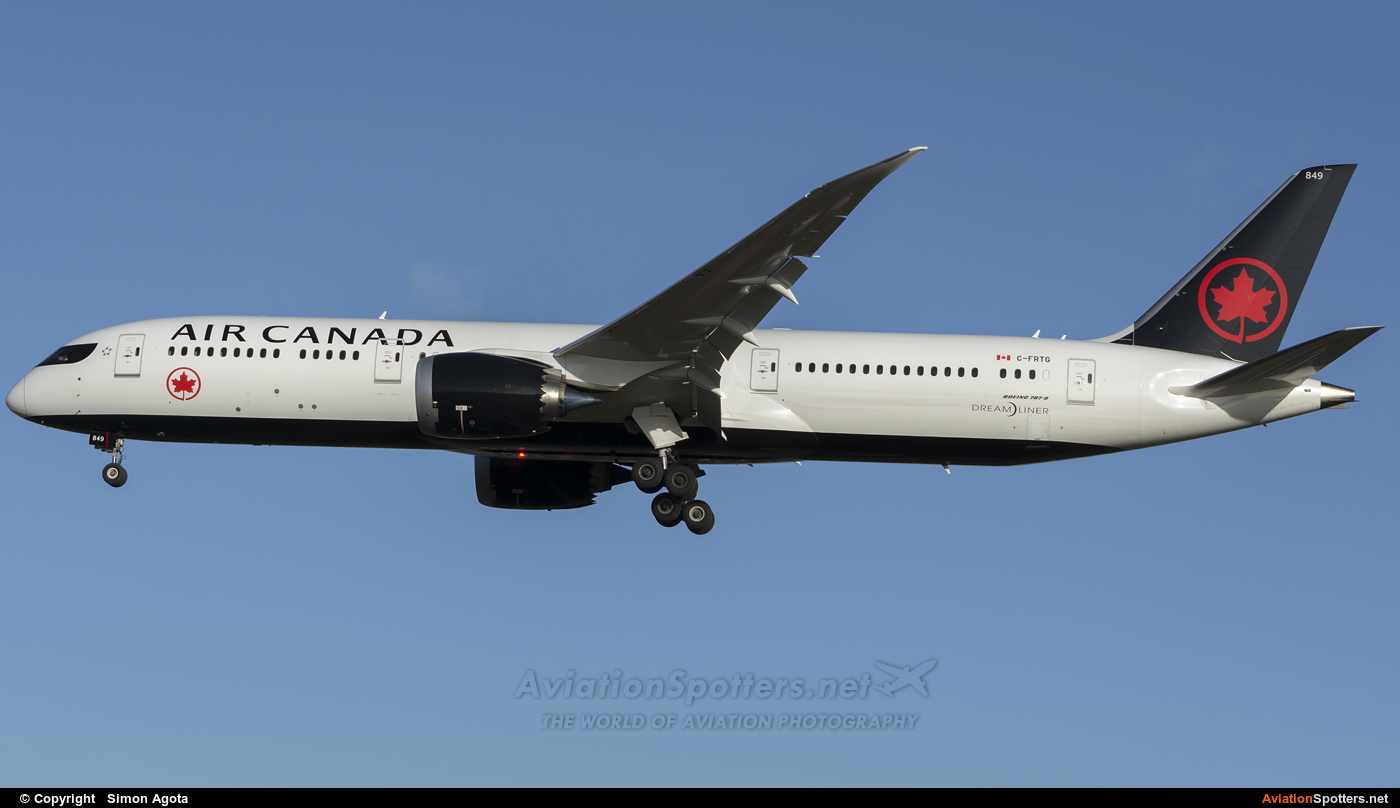 Air Canada  -  787-9 Dreamliner  (C-FRTG) By Simon Agota (goti80)
