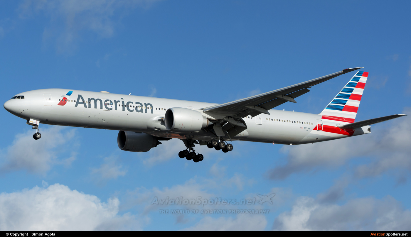 American Airlines  -  777-300ER  (N731AN) By Simon Agota (goti80)