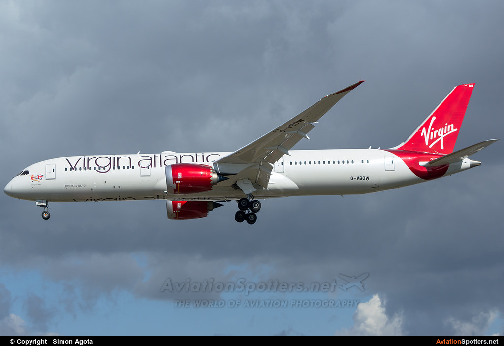 Virgin Atlantic  -  787-9 Dreamliner  (G-VBOW) By Simon Agota (goti80)