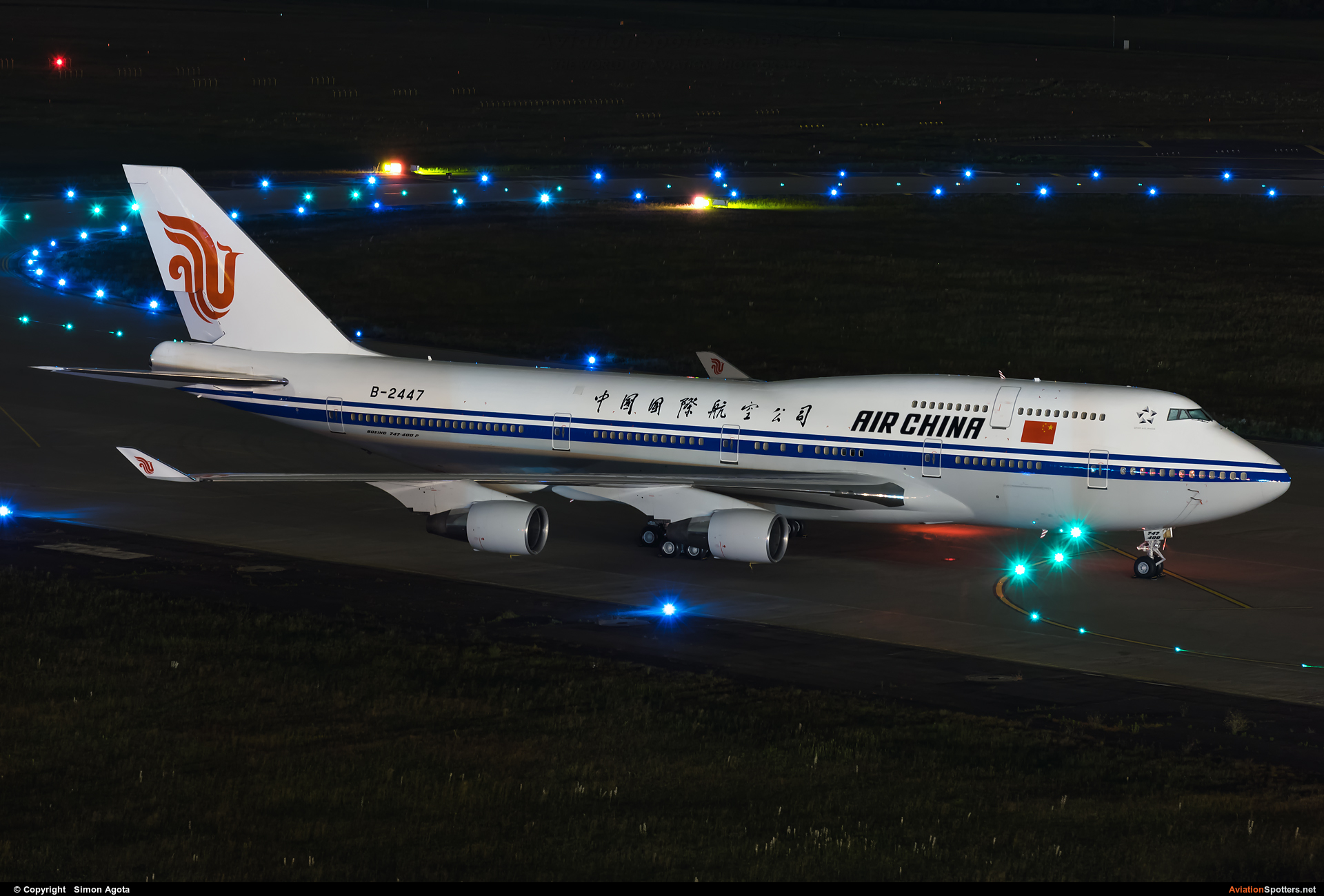 Air China  -  747-400  (B-2447) By Simon Agota (goti80)