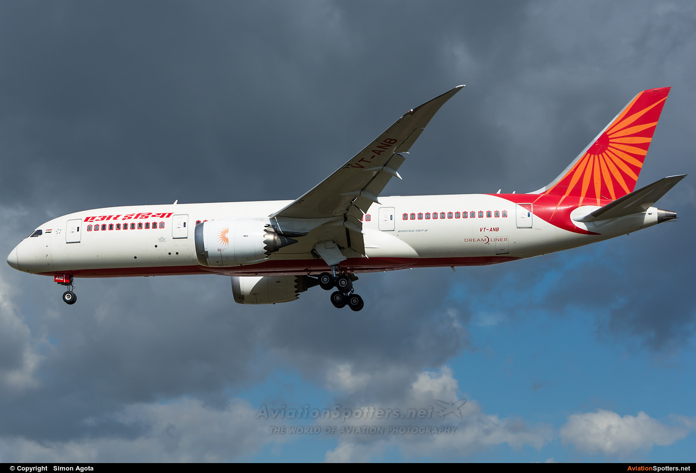 Air India  -  787-8 Dreamliner  (VT-ANB) By Simon Agota (goti80)