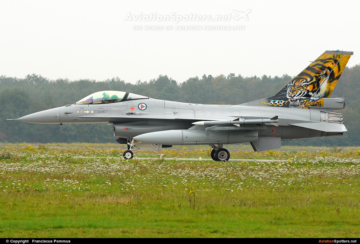 Norway - Air Force  -  F-16AM Fighting Falcon  (671) By Franciscus Pommus (Francesco)
