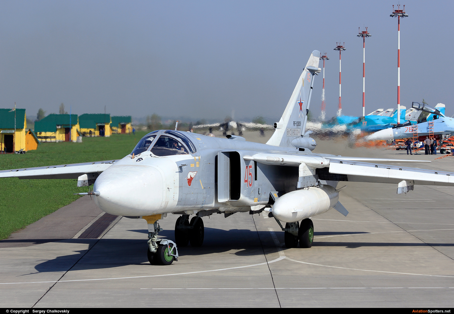 Russia - Air Force  -  Su-24M  (RF-93809) By Sergey Chaikovskiy (SergeyL)