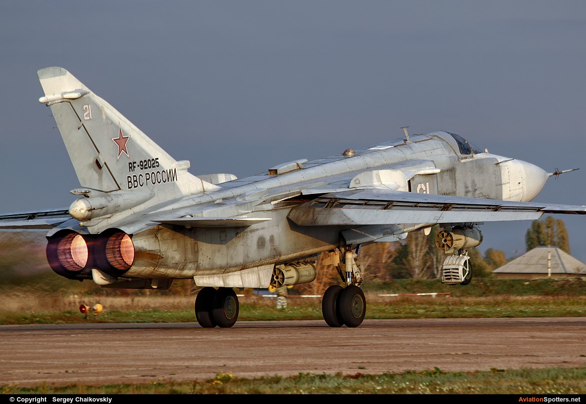 Russia - Air Force  -  Su-24M  (RF-92025) By Sergey Chaikovskiy (SergeyL)