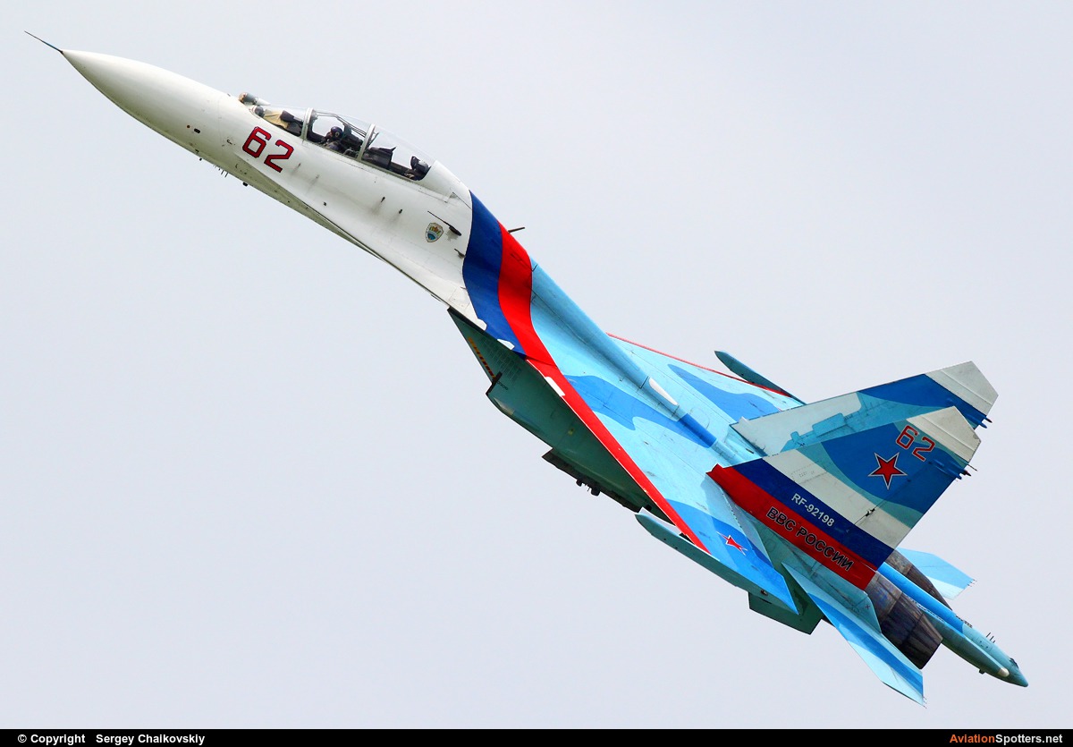 Russia - Air Force : Falcons of Russia  -  Su-27UB  (RF-92198) By Sergey Chaikovskiy (SergeyL)
