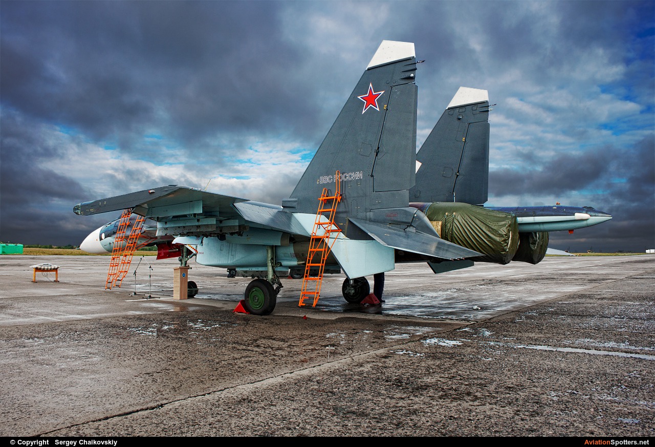 Russia - Air Force  -  Su-30SM  (54 BLACK) By Sergey Chaikovskiy (SergeyL)