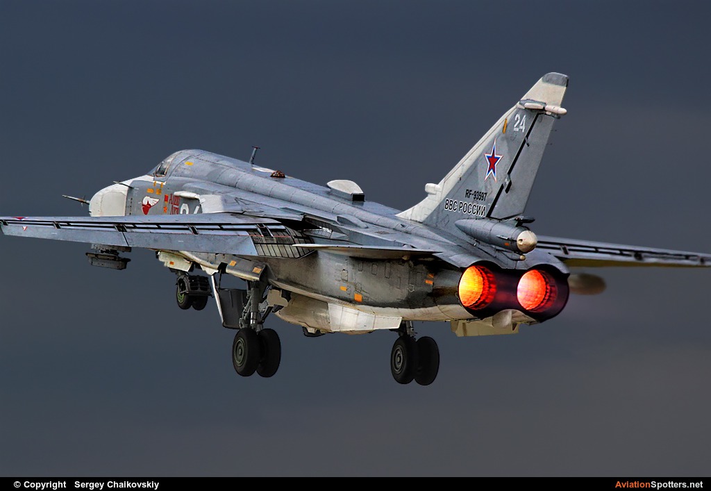 Russia - Air Force  -  Su-24MR  (RF-93597) By Sergey Chaikovskiy (SergeyL)