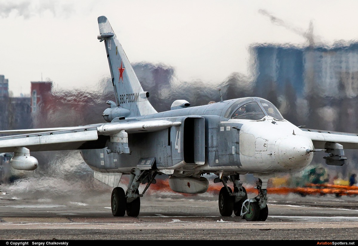 Russia - Air Force  -  Su-24MR  (41 WHITE) By Sergey Chaikovskiy (SergeyL)