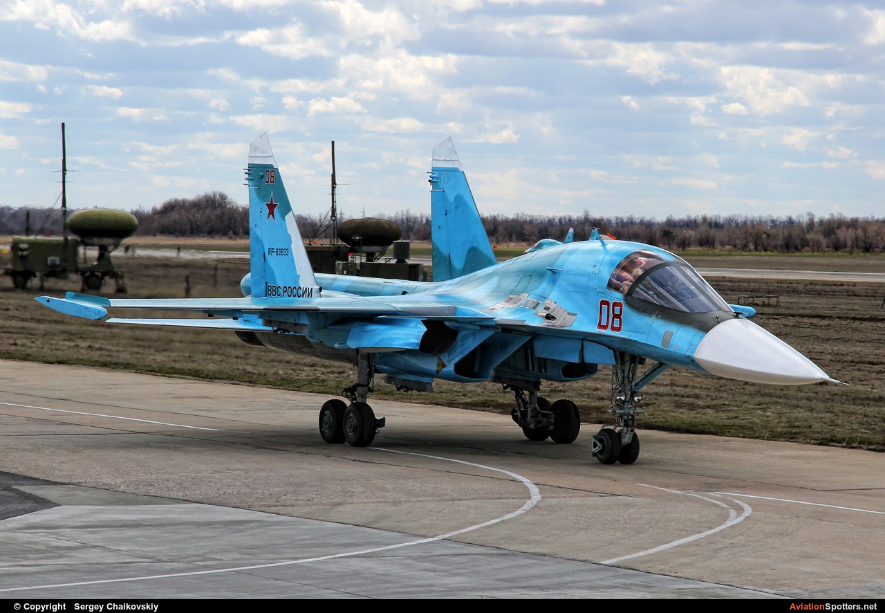 Russia - Air Force  -  Su-34  (RF-93833) By Sergey Chaikovskiy (SergeyL)