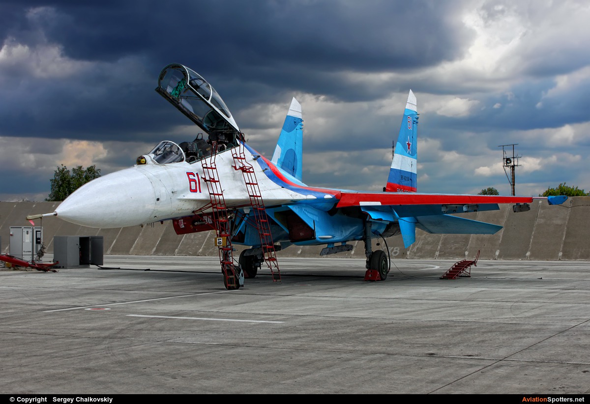 Russia - Air Force : Falcons of Russia  -  Su-27UB  (RF-92199) By Sergey Chaikovskiy (SergeyL)