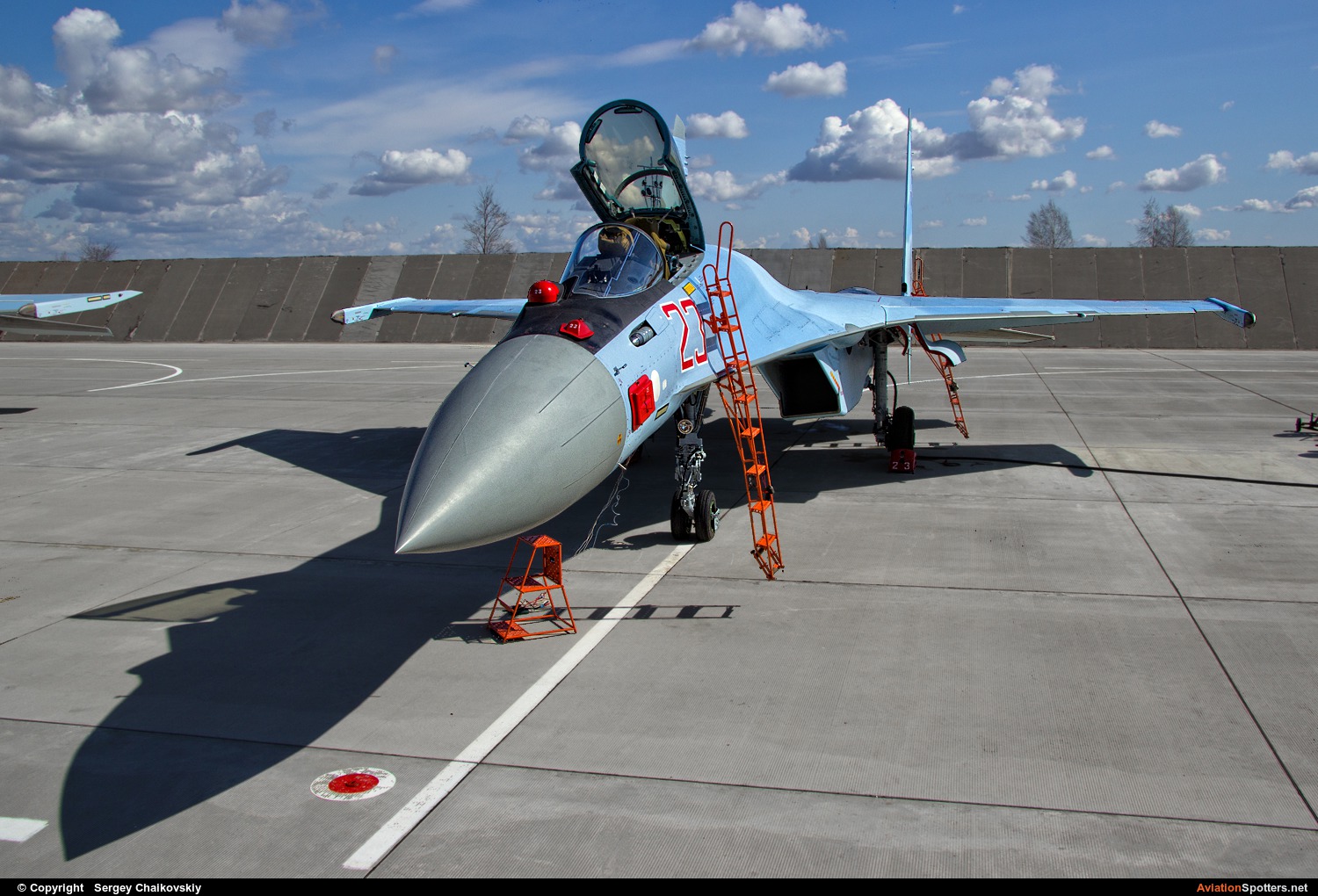 Russia - Air Force  -  Su-35S  (23 RED) By Sergey Chaikovskiy (SergeyL)