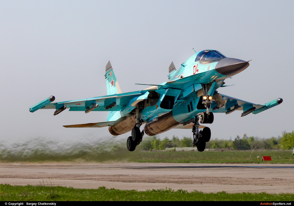Russia - Air Force  -  Su-34  (RF-92252) By Sergey Chaikovskiy (SergeyL)