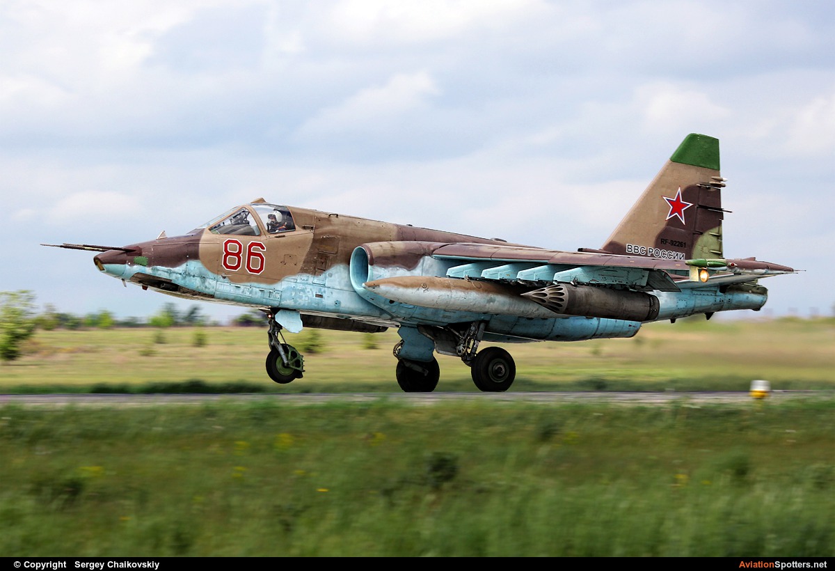 Russia - Air Force  -  Su-25SM  (RF-92261) By Sergey Chaikovskiy (SergeyL)