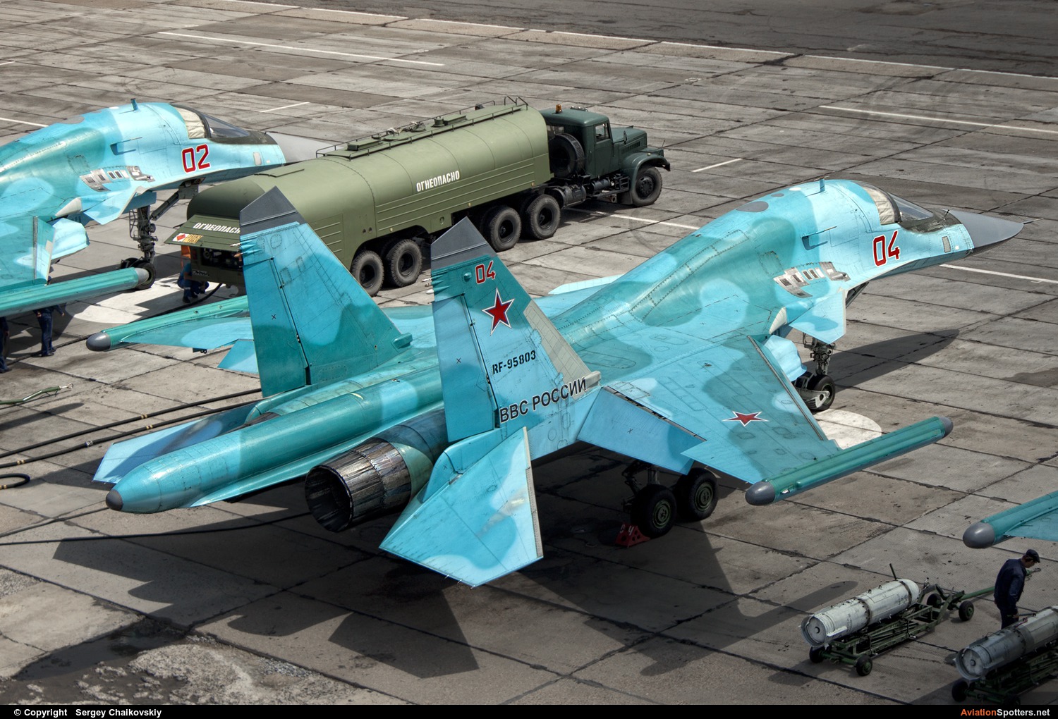 Russia - Air Force  -  Su-34  (04) By Sergey Chaikovskiy (SergeyL)