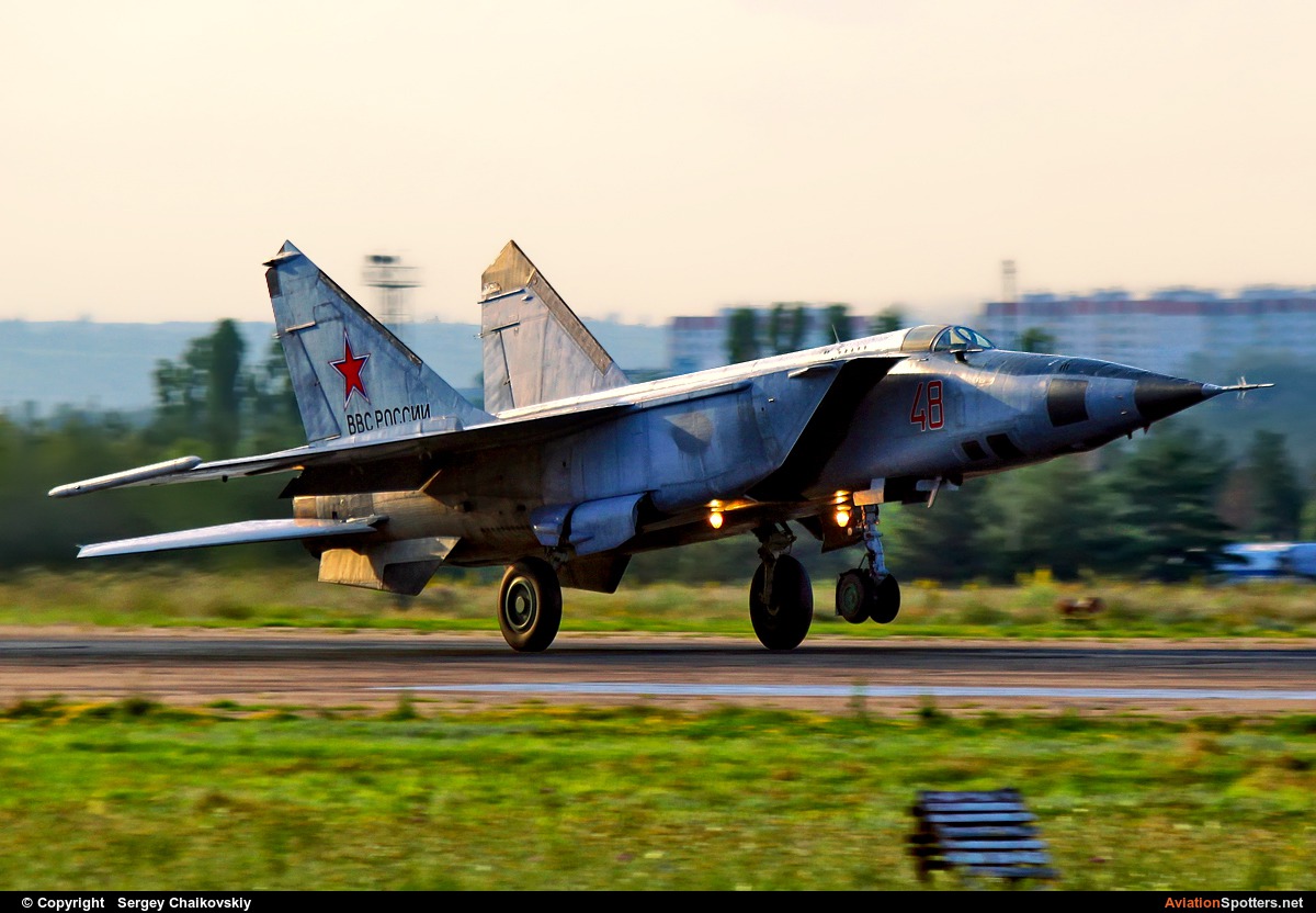Russia - Air Force  -  MiG-25R (all models)  (48 RED) By Sergey Chaikovskiy (SergeyL)