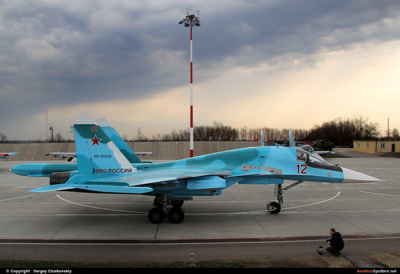 Russia - Air Force  -  Su-34  (RF-93828) By Sergey Chaikovskiy (SergeyL)