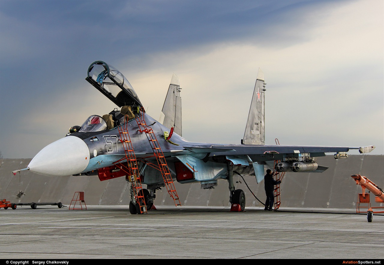 Russia - Air Force  -  Su-30SM  (57) By Sergey Chaikovskiy (SergeyL)