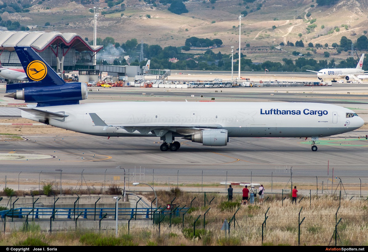 Lufthansa Cargo  -  MD-11F  (D-ALCE) By Jose I. Soria (MadridSpotter)