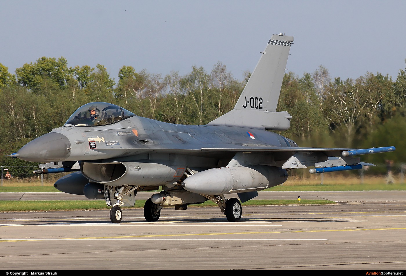 Netherlands - Air Force  -  F-16AM Fighting Falcon  (J-002) By Markus Straub  (spottermarkus)