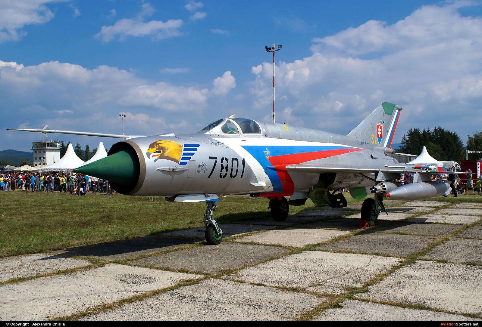 Slovakia - Air Force  -  MiG-21MF  (7801) By Alexandru Chirila (allex)