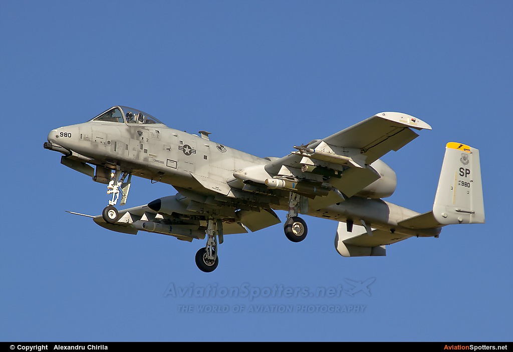 USA - Air Force  -  A-10 Thunderbolt II  (980) By Alexandru Chirila (allex)