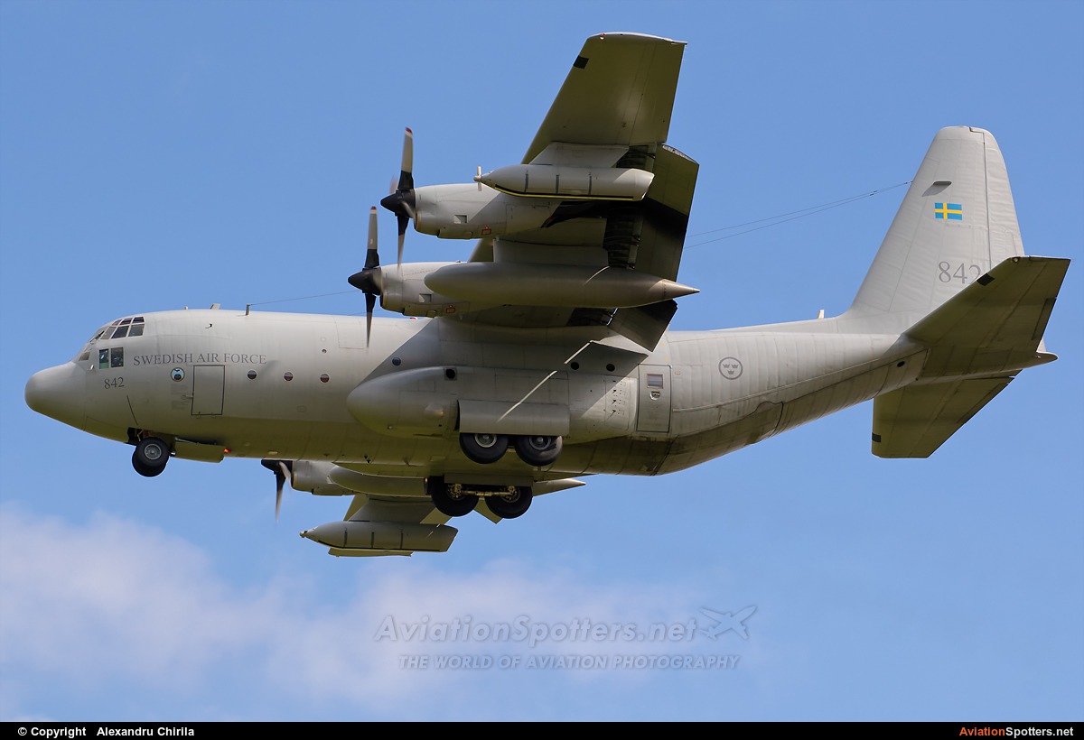 Sweden - Air Force  -  C-130H Hercules  (842) By Alexandru Chirila (allex)
