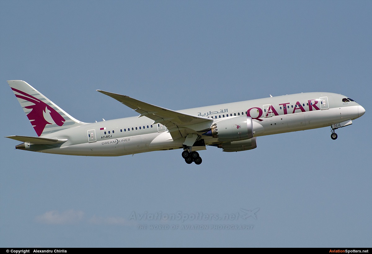 Qatar Airways  -  787-8 Dreamliner  (A7-BCJ) By Alexandru Chirila (allex)