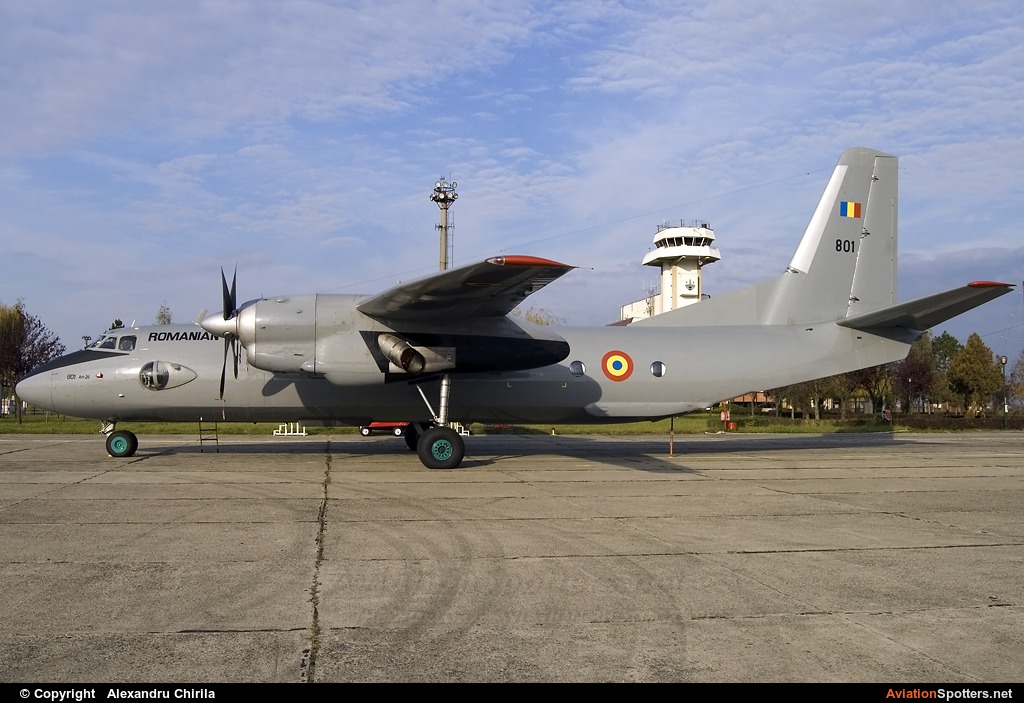 Romania - Air Force  -  An-24  (801) By Alexandru Chirila (allex)