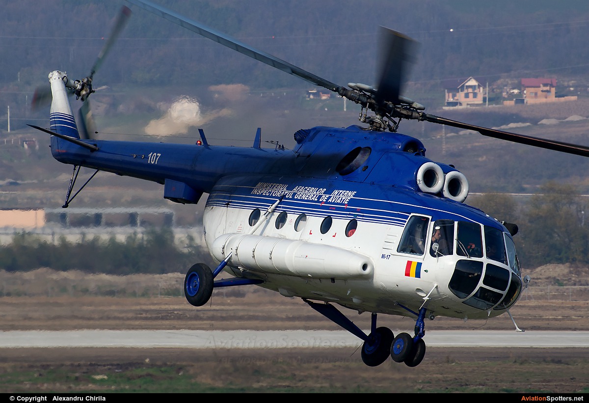 Romania - Police  -  Mi-17-1V  (107) By Alexandru Chirila (allex)