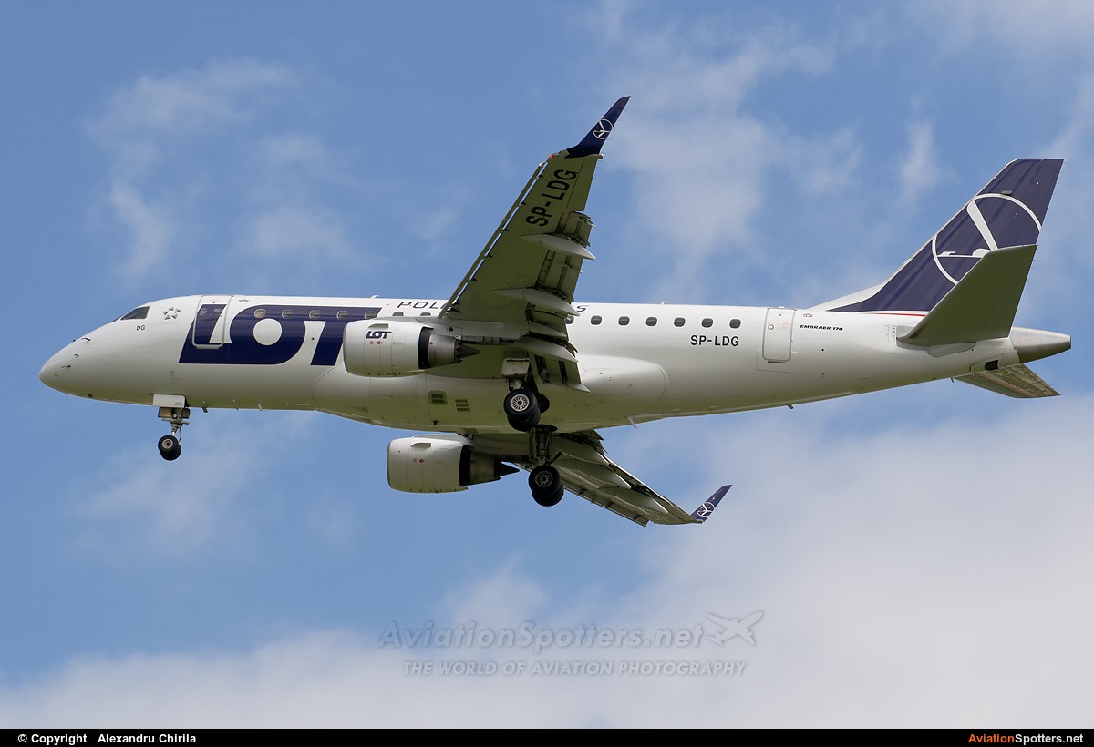 LOT - Polish Airlines  -  170  (SP-LDG) By Alexandru Chirila (allex)