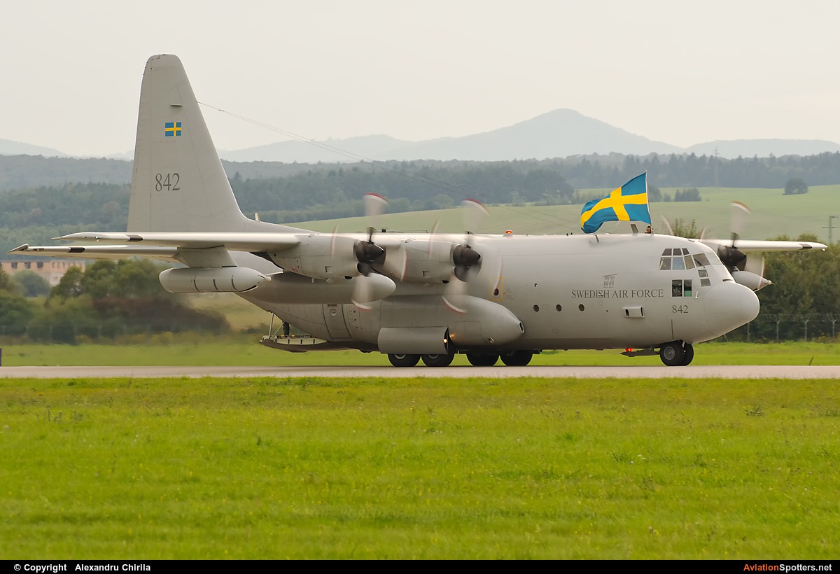 Sweden - Air Force  -  C-130H Hercules  (842) By Alexandru Chirila (allex)