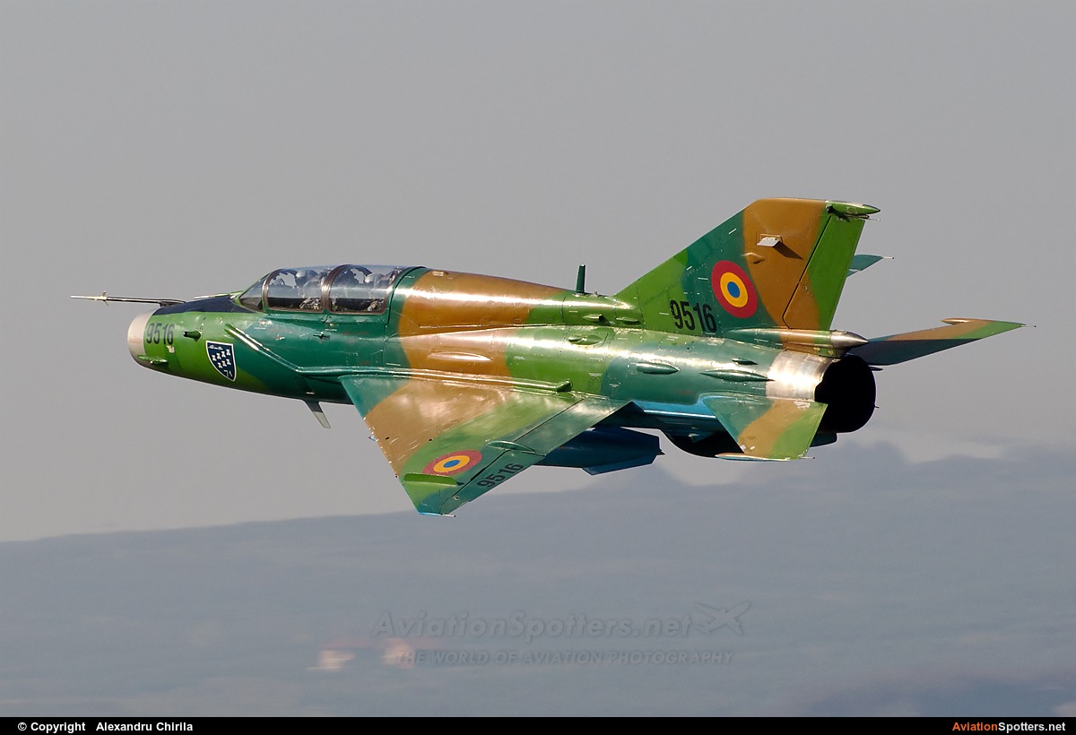 Romania - Air Force  -  MiG-21 UM  LanceR B  (9516) By Alexandru Chirila (allex)
