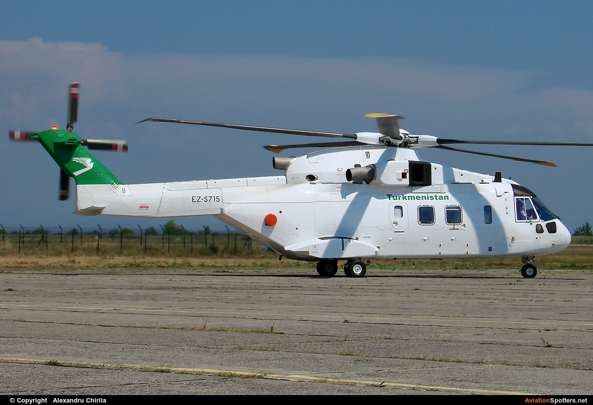 Turkmenistan - Government  -  AW 101 - EH-101 Merlin  (EZ-S715) By Alexandru Chirila (allex)