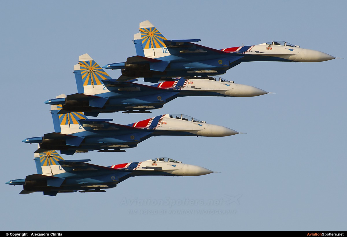 Russia - Air Force  -  Su-27  (12 BLUE) By Alexandru Chirila (allex)